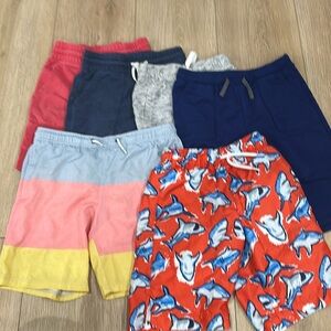 LOT of Boys shorts. 2 X swim trunks. Size M 7/8 children’s Place Sperry